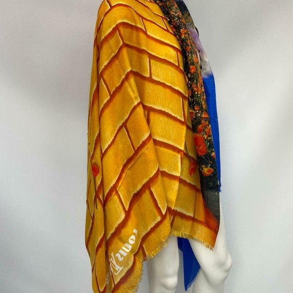 New Authentic Louis Vuitton Brick Road Stole Scarf Virgil Abloh - Picture 5 of 12